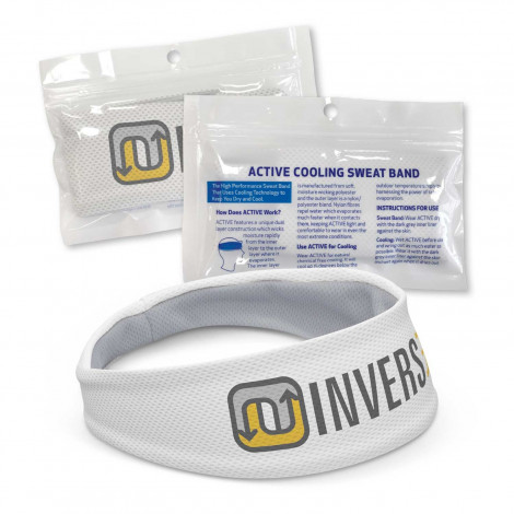 Custom Active Cooling Sweat Band for Sports and Events