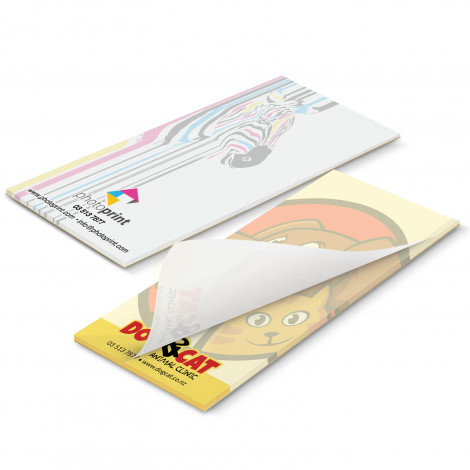 Custom 90mm x 160mm Note Pad with Full Colour Print