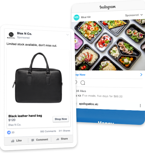 Sell More Products with Facebook Ads & Instagram Ads