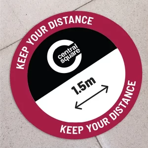 Custom Printed Self-adhesive Floor Decals